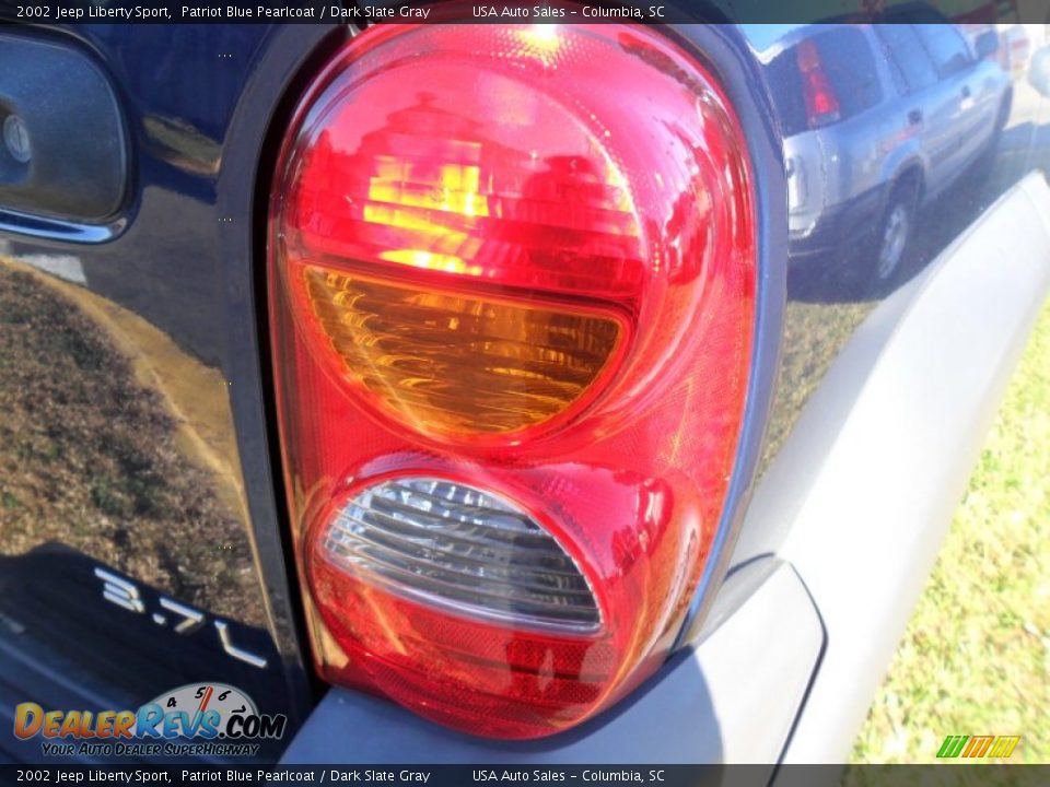 2002 Jeep Liberty Sport Patriot Blue Pearlcoat / Dark Slate Gray Photo #7
