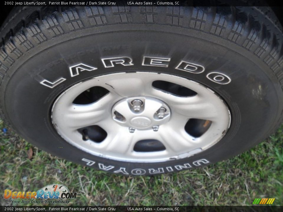 2002 Jeep Liberty Sport Patriot Blue Pearlcoat / Dark Slate Gray Photo #9