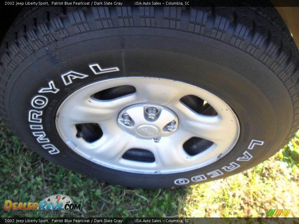 2002 Jeep Liberty Sport Patriot Blue Pearlcoat / Dark Slate Gray Photo #10