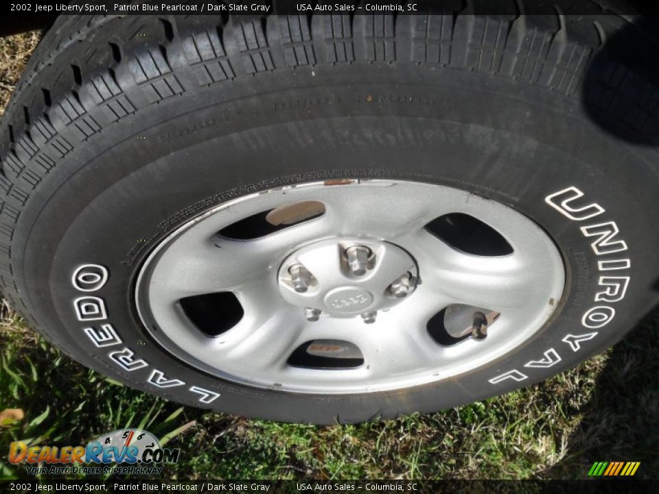 2002 Jeep Liberty Sport Patriot Blue Pearlcoat / Dark Slate Gray Photo #11
