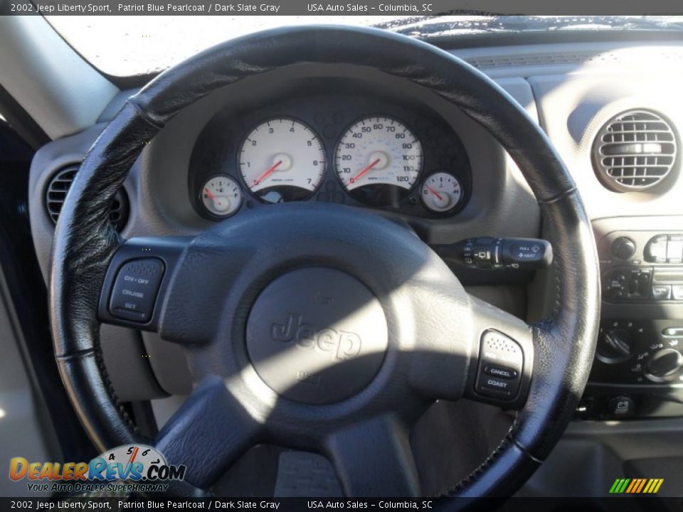 2002 Jeep Liberty Sport Patriot Blue Pearlcoat / Dark Slate Gray Photo #14
