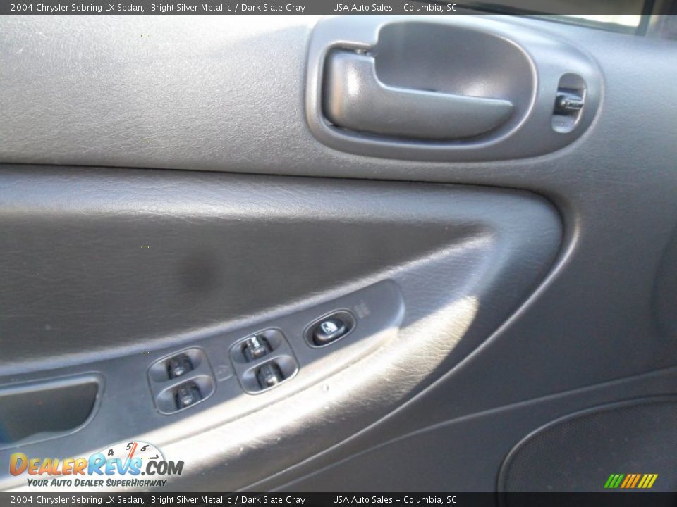 2004 Chrysler Sebring LX Sedan Bright Silver Metallic / Dark Slate Gray Photo #7