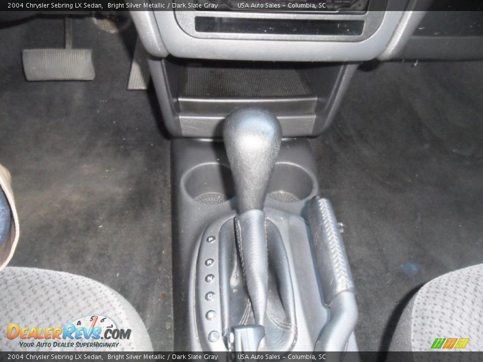 2004 Chrysler Sebring LX Sedan Bright Silver Metallic / Dark Slate Gray Photo #8