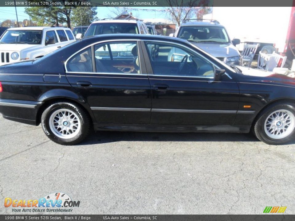 1998 BMW 5 Series 528i Sedan Black II / Beige Photo #1