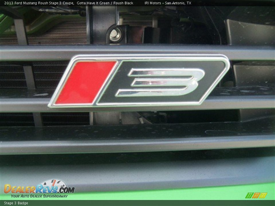 Stage 3 Badge - 2013 Ford Mustang