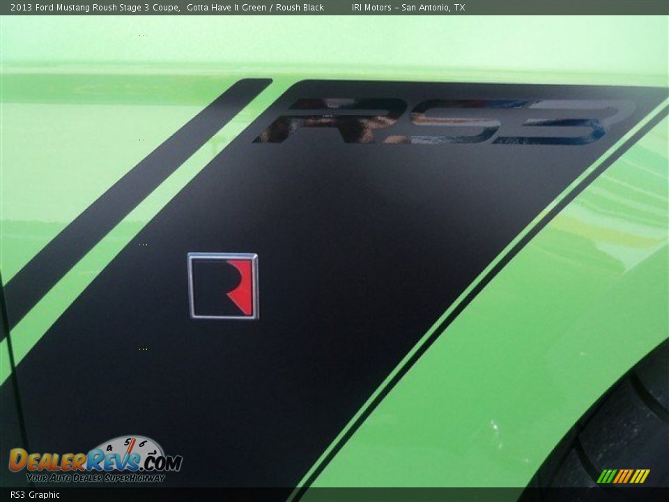RS3 Graphic - 2013 Ford Mustang