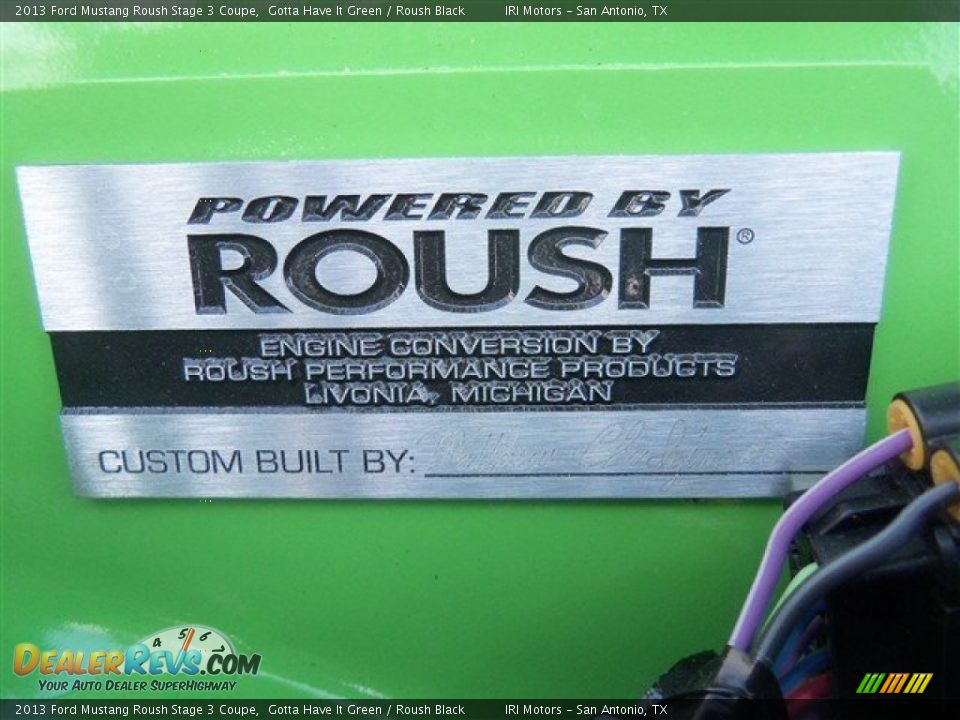 2013 Ford Mustang Roush Stage 3 Coupe Logo Photo #9