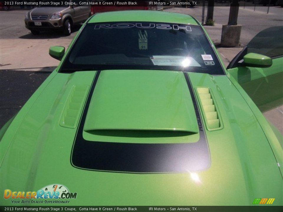 2013 Ford Mustang Roush Stage 3 Coupe Gotta Have It Green / Roush Black Photo #19