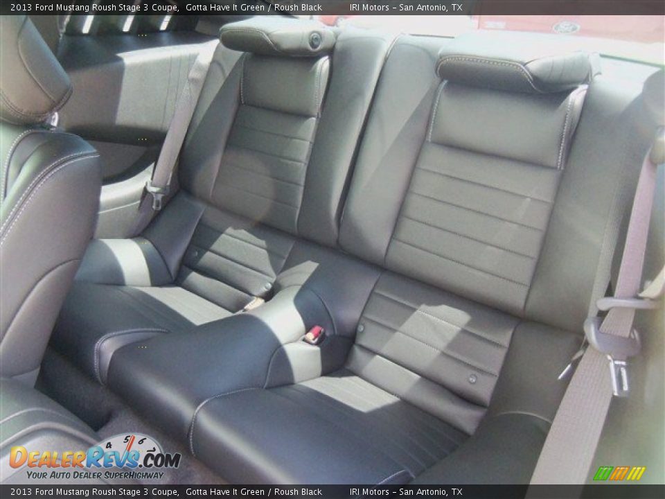 Rear Seat of 2013 Ford Mustang Roush Stage 3 Coupe Photo #21