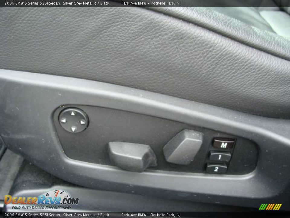 2006 BMW 5 Series 525i Sedan Silver Grey Metallic / Black Photo #11