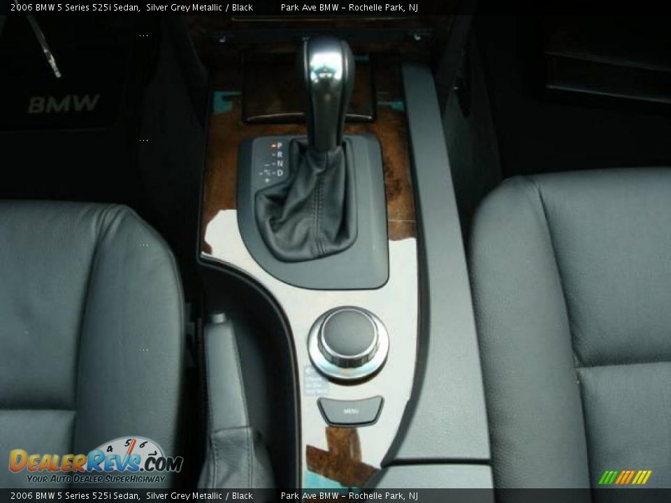 2006 BMW 5 Series 525i Sedan Silver Grey Metallic / Black Photo #16
