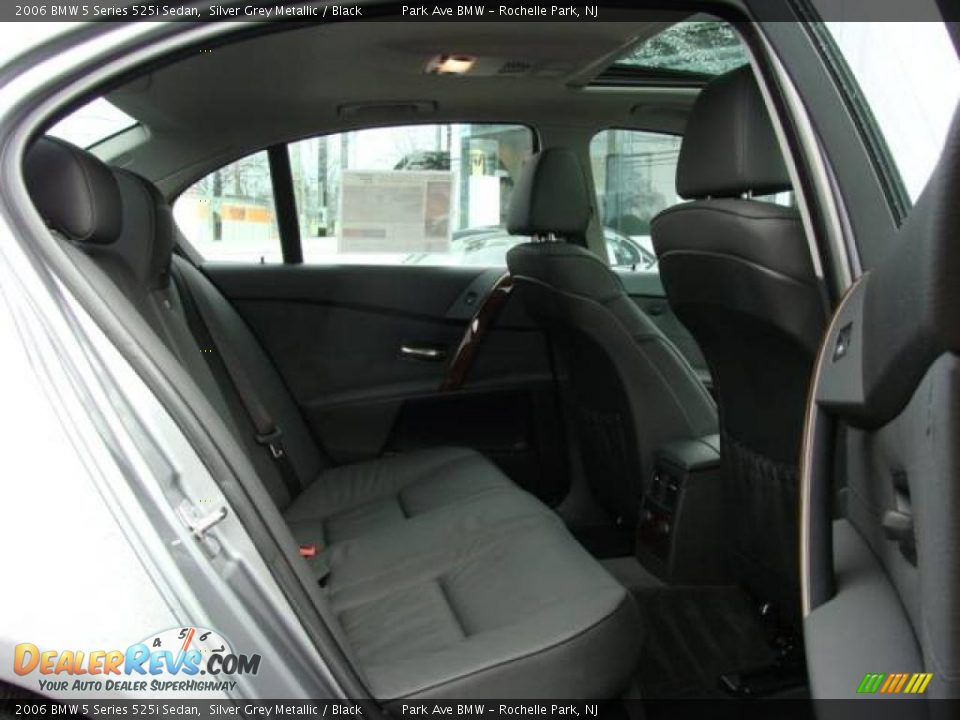 2006 BMW 5 Series 525i Sedan Silver Grey Metallic / Black Photo #20
