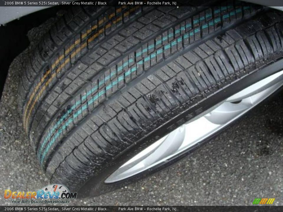 2006 BMW 5 Series 525i Sedan Silver Grey Metallic / Black Photo #24