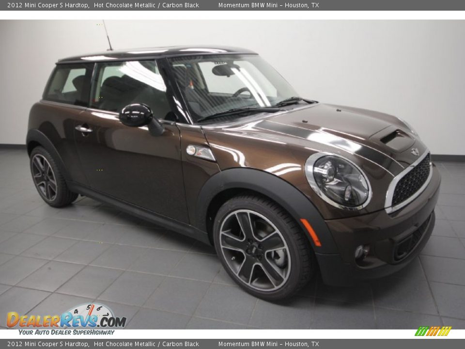 2012 Mini Cooper S Hardtop Hot Chocolate Metallic / Carbon Black Photo #1
