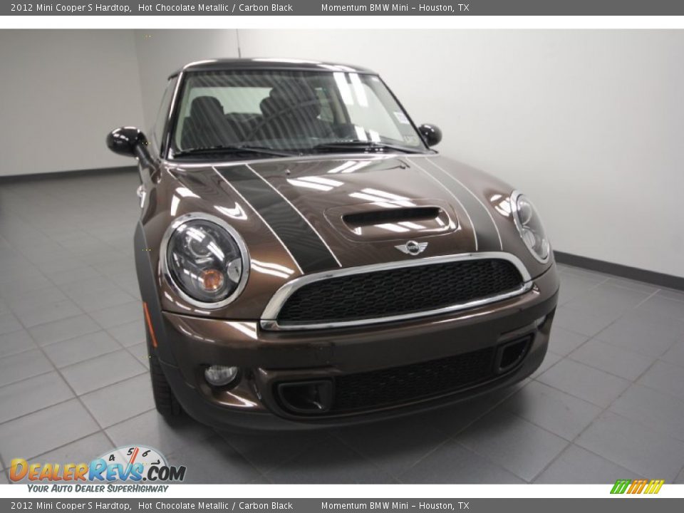 2012 Mini Cooper S Hardtop Hot Chocolate Metallic / Carbon Black Photo #5