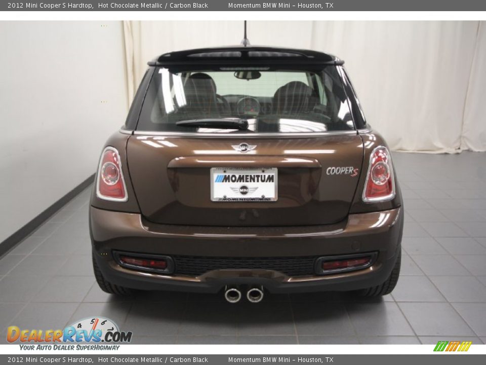 2012 Mini Cooper S Hardtop Hot Chocolate Metallic / Carbon Black Photo #9