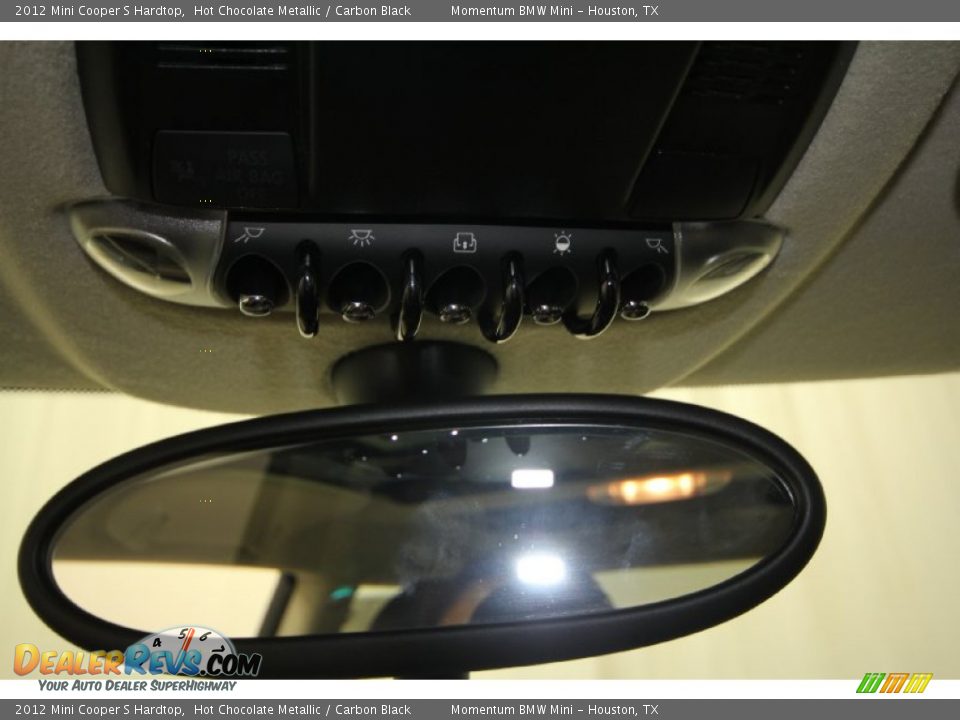 2012 Mini Cooper S Hardtop Hot Chocolate Metallic / Carbon Black Photo #14