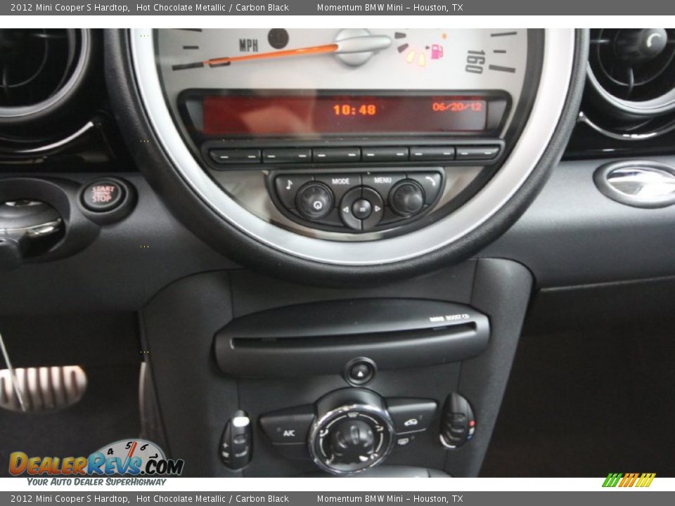 2012 Mini Cooper S Hardtop Hot Chocolate Metallic / Carbon Black Photo #15