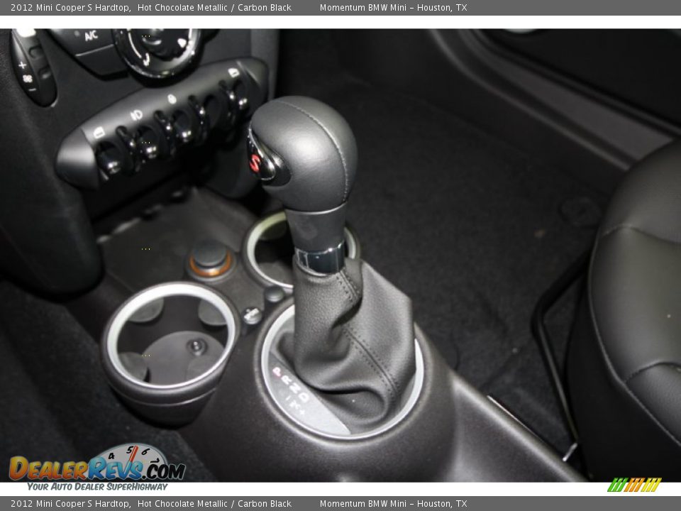 2012 Mini Cooper S Hardtop Hot Chocolate Metallic / Carbon Black Photo #19