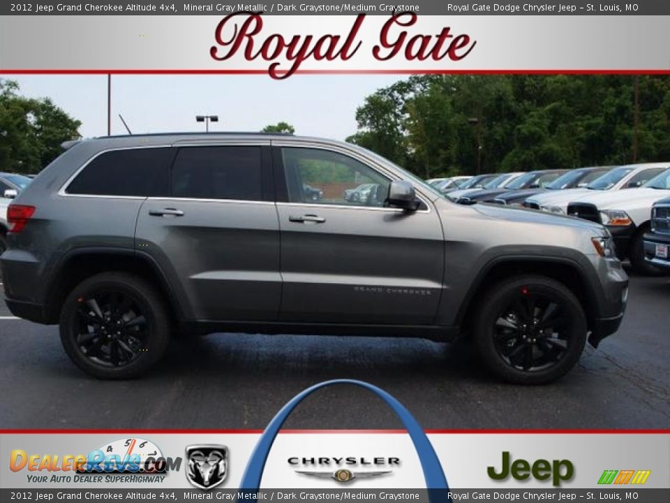 2012 Jeep Grand Cherokee Altitude 4x4 Mineral Gray Metallic / Dark Graystone/Medium Graystone Photo #1