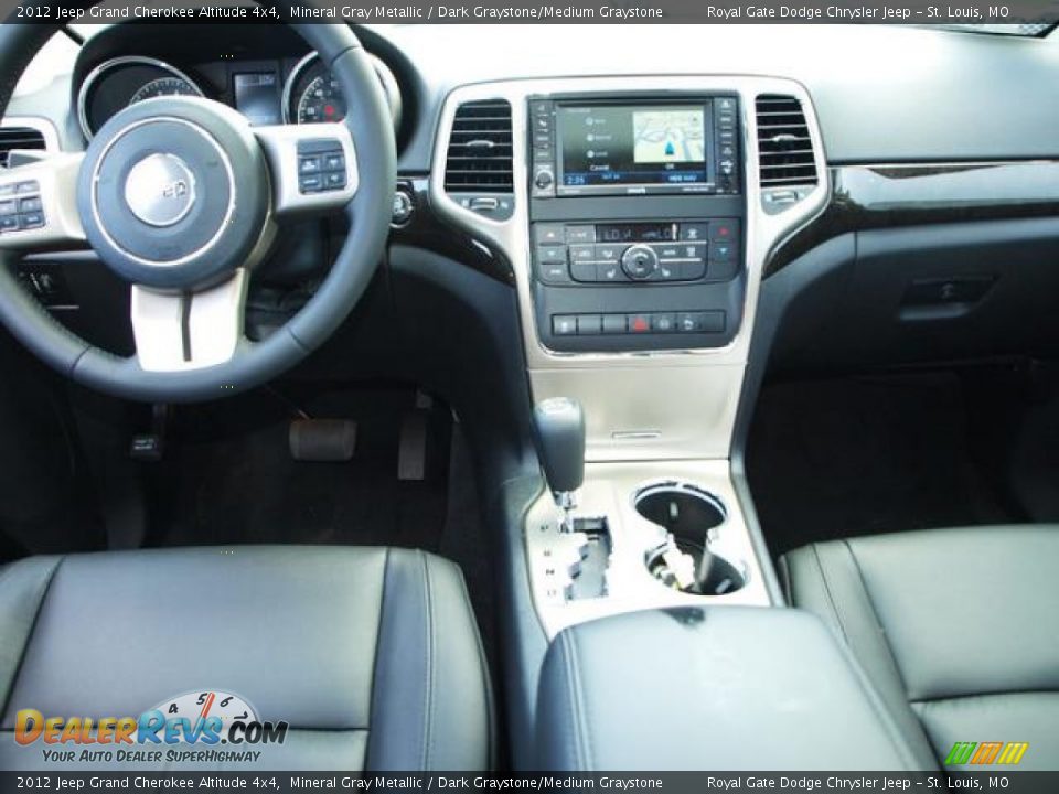 Dashboard of 2012 Jeep Grand Cherokee Altitude 4x4 Photo #5