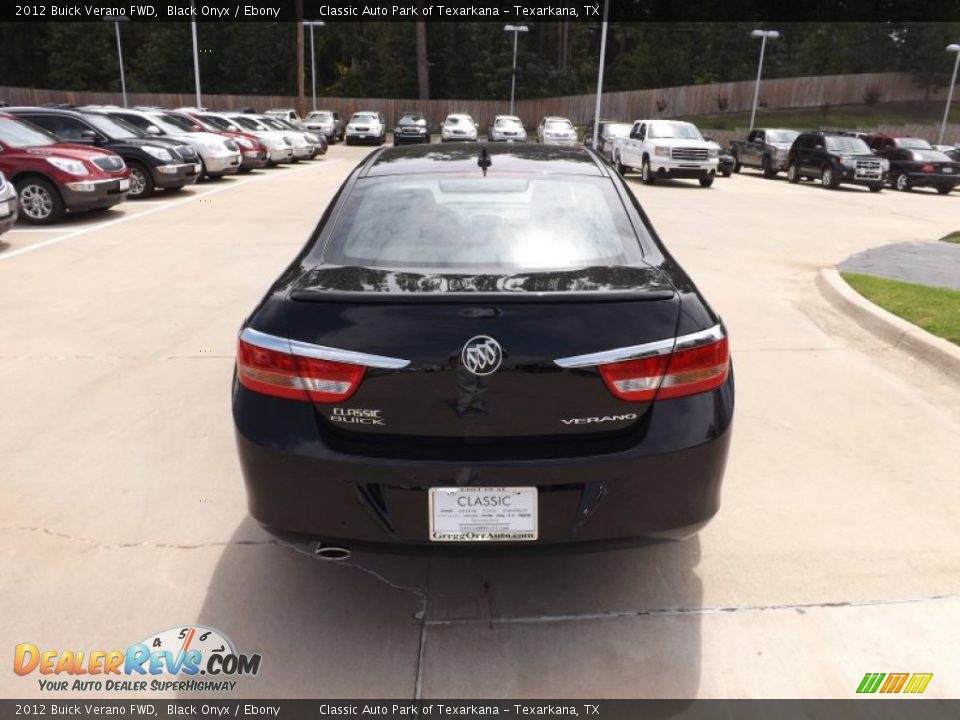 2012 Buick Verano FWD Black Onyx / Ebony Photo #4