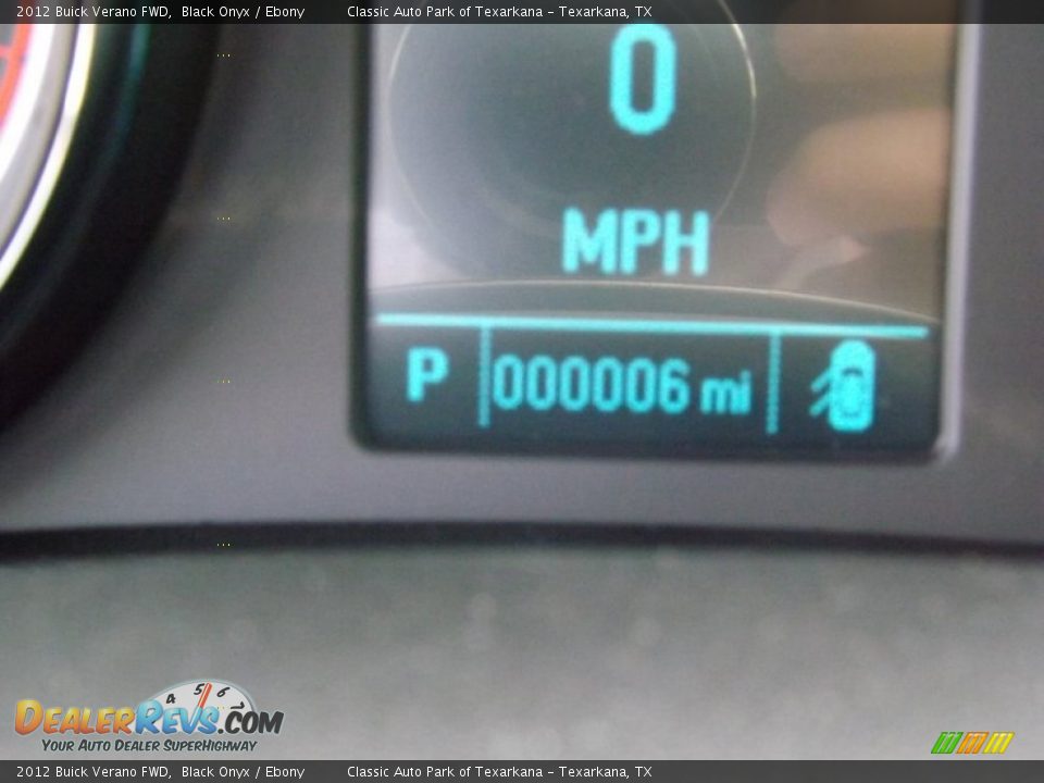 2012 Buick Verano FWD Black Onyx / Ebony Photo #11