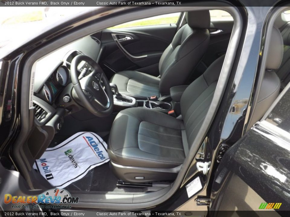 2012 Buick Verano FWD Black Onyx / Ebony Photo #12