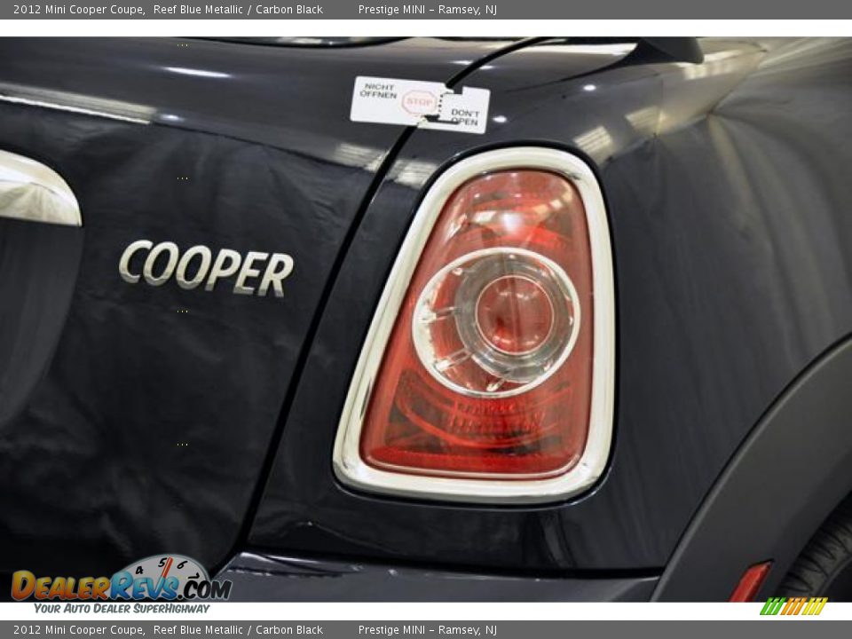 2012 Mini Cooper Coupe Reef Blue Metallic / Carbon Black Photo #2