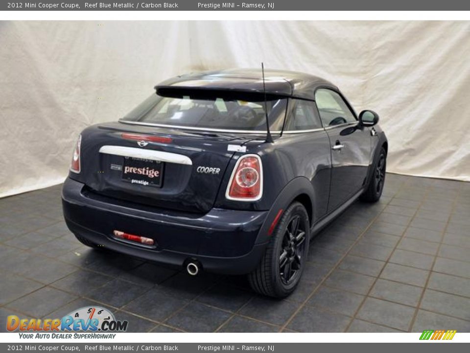 2012 Mini Cooper Coupe Reef Blue Metallic / Carbon Black Photo #3