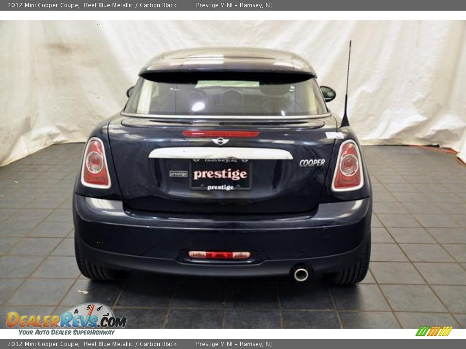 2012 Mini Cooper Coupe Reef Blue Metallic / Carbon Black Photo #4