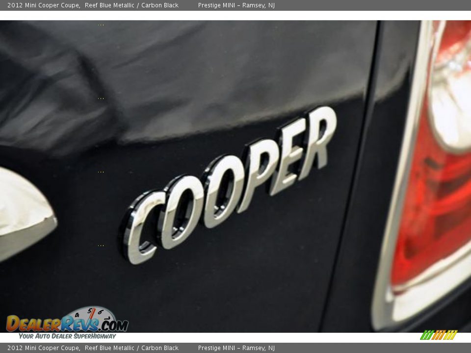 2012 Mini Cooper Coupe Reef Blue Metallic / Carbon Black Photo #6