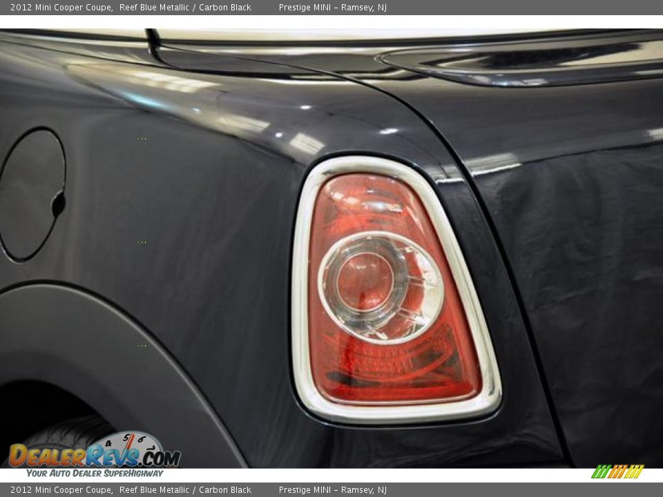 2012 Mini Cooper Coupe Reef Blue Metallic / Carbon Black Photo #8