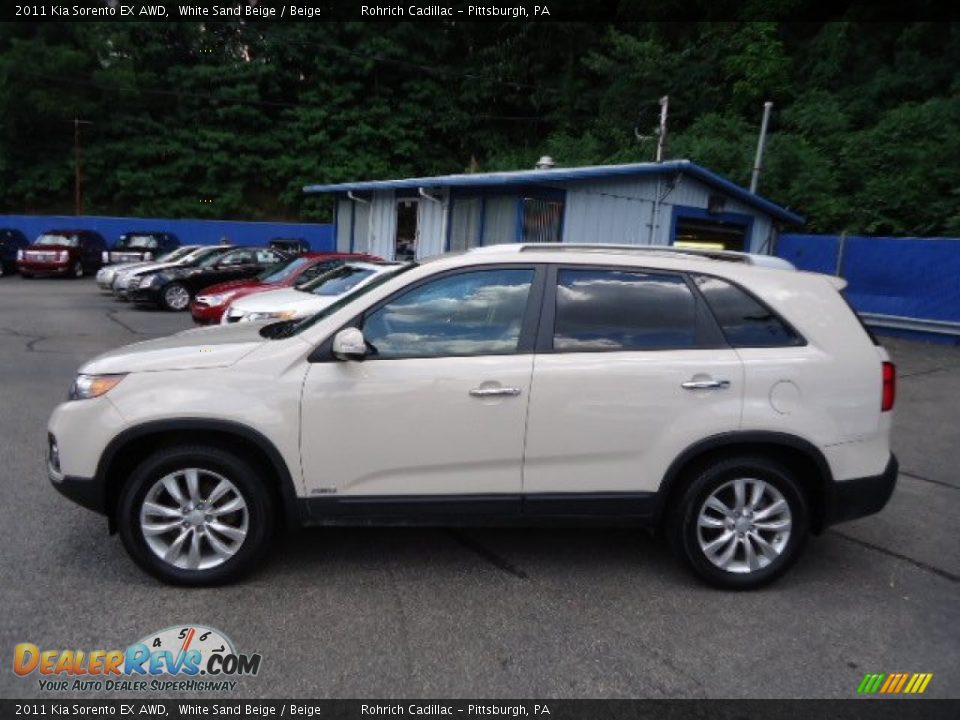 2011 Kia Sorento EX AWD White Sand Beige / Beige Photo #2