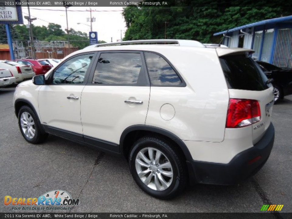 2011 Kia Sorento EX AWD White Sand Beige / Beige Photo #3