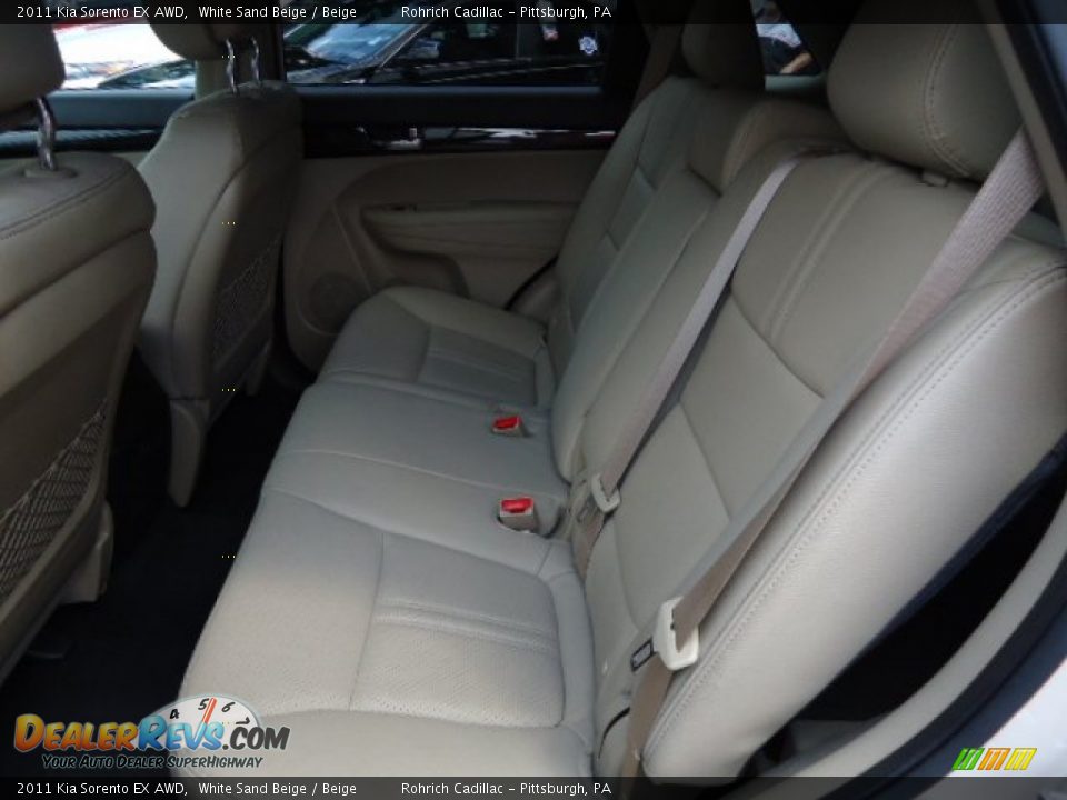 2011 Kia Sorento EX AWD White Sand Beige / Beige Photo #11