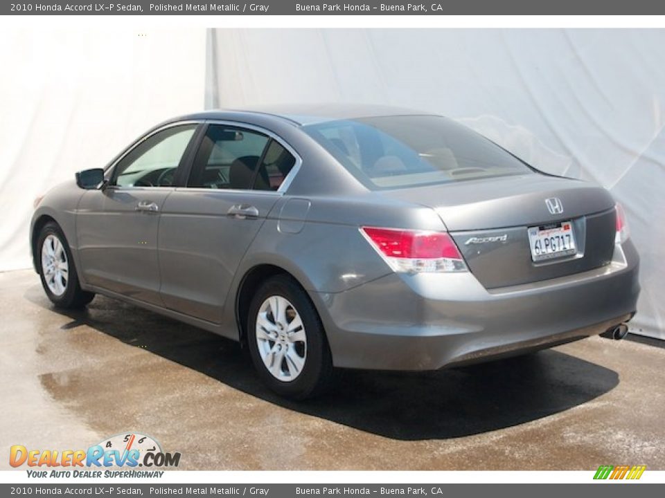 2010 Honda Accord LX-P Sedan Polished Metal Metallic / Gray Photo #2