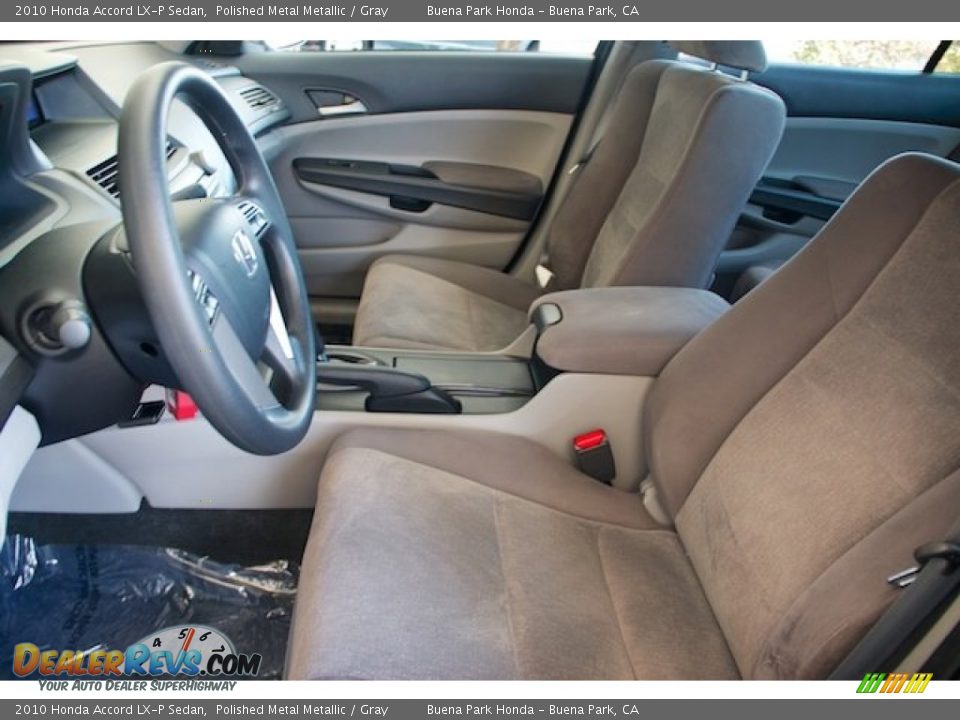 2010 Honda Accord LX-P Sedan Polished Metal Metallic / Gray Photo #3