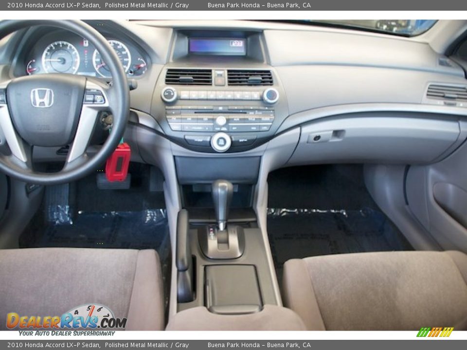 2010 Honda Accord LX-P Sedan Polished Metal Metallic / Gray Photo #5