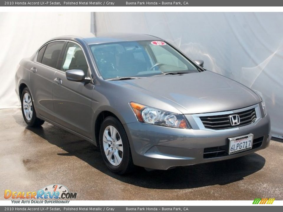 2010 Honda Accord LX-P Sedan Polished Metal Metallic / Gray Photo #6