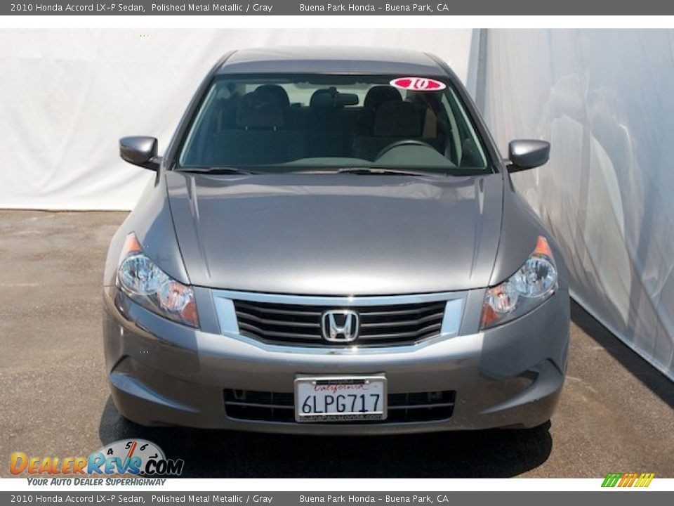 2010 Honda Accord LX-P Sedan Polished Metal Metallic / Gray Photo #7