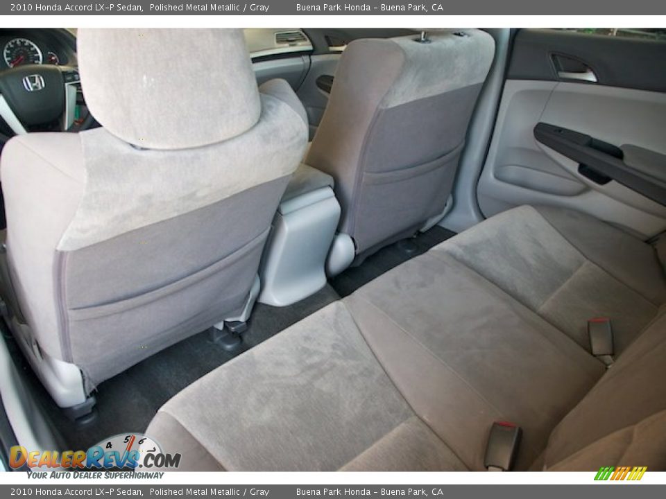 2010 Honda Accord LX-P Sedan Polished Metal Metallic / Gray Photo #14