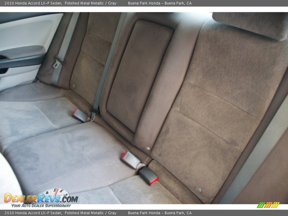 2010 Honda Accord LX-P Sedan Polished Metal Metallic / Gray Photo #15