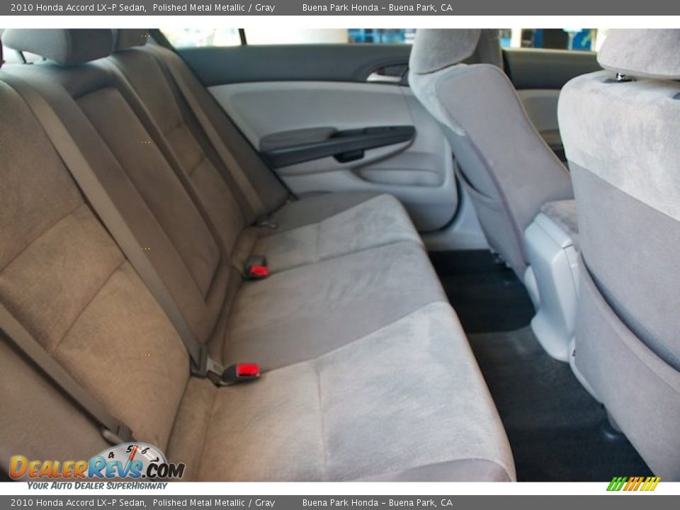 2010 Honda Accord LX-P Sedan Polished Metal Metallic / Gray Photo #16