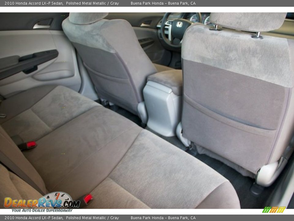 2010 Honda Accord LX-P Sedan Polished Metal Metallic / Gray Photo #17