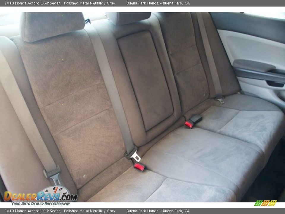 2010 Honda Accord LX-P Sedan Polished Metal Metallic / Gray Photo #18