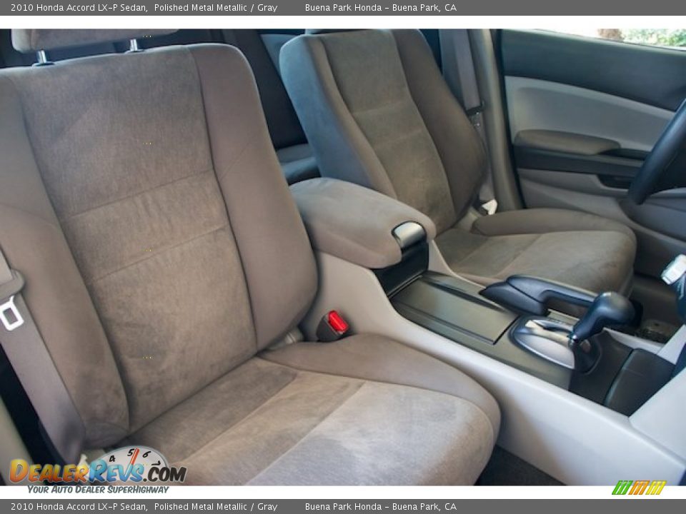 2010 Honda Accord LX-P Sedan Polished Metal Metallic / Gray Photo #21