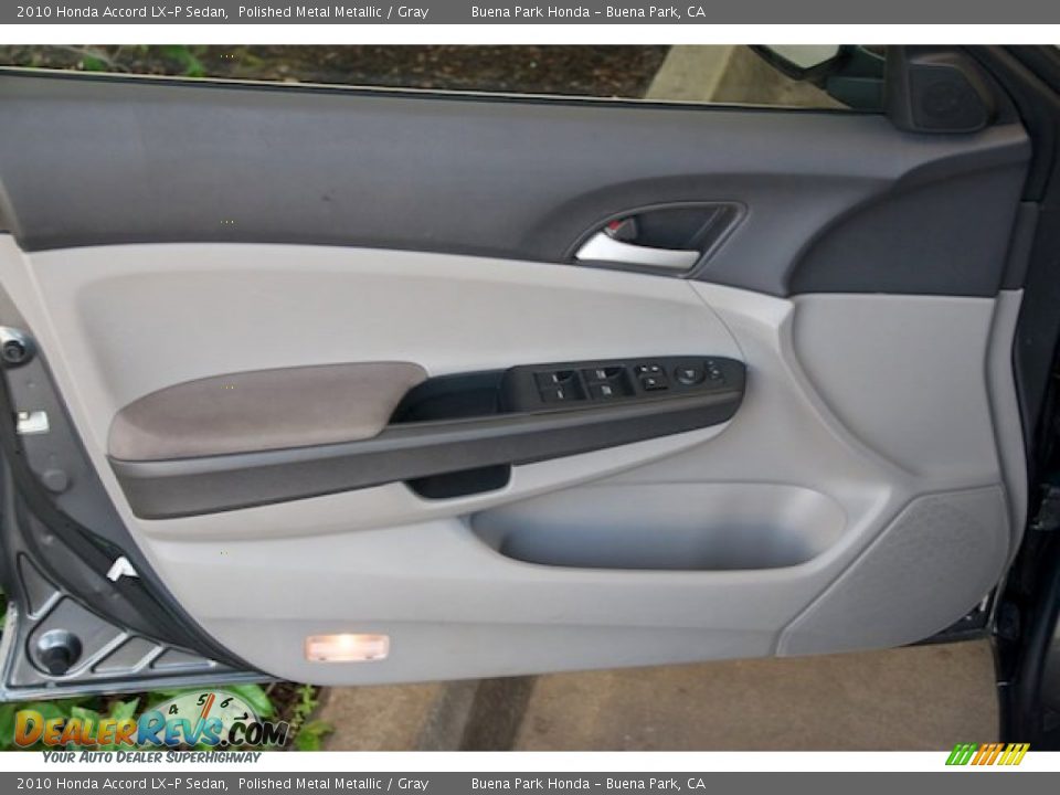 2010 Honda Accord LX-P Sedan Polished Metal Metallic / Gray Photo #24