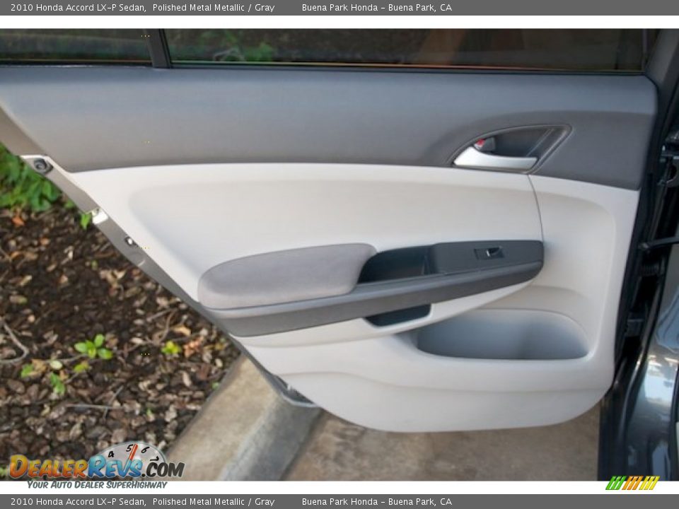 2010 Honda Accord LX-P Sedan Polished Metal Metallic / Gray Photo #25