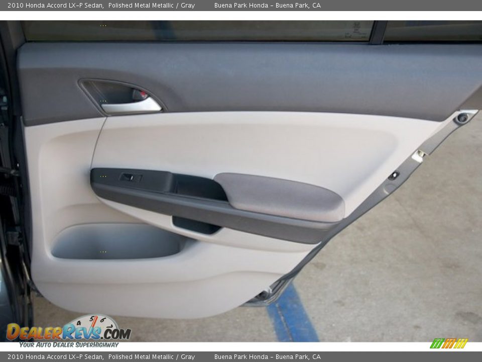2010 Honda Accord LX-P Sedan Polished Metal Metallic / Gray Photo #26